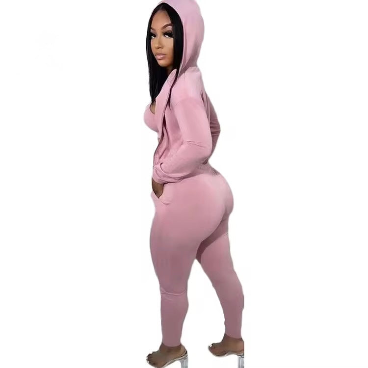 Women's Crop Fleece 3-Piece Set