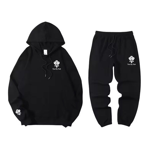 Men casual Hoodie Jogger set