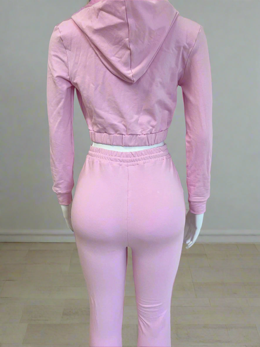 Women's Crop Fleece 3-Piece Set